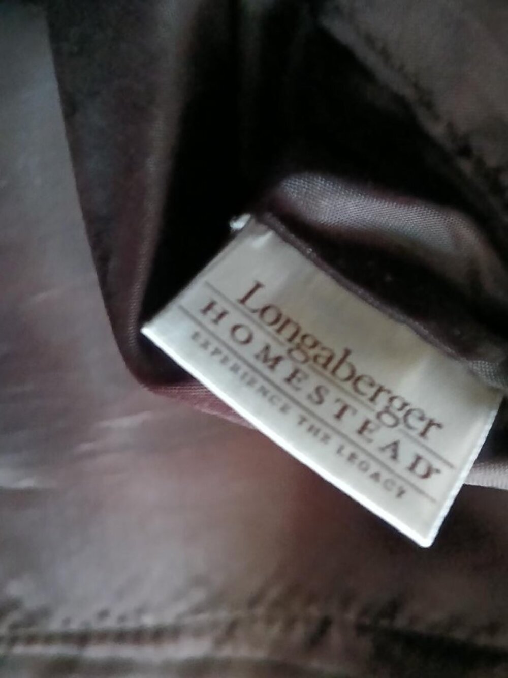 Longaberger Homestead Patriotic tote purse - Picture 4 of 7